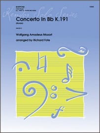 Concerto in Bb, K.191