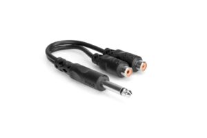 Hosa Y Cable, Mono(M) - RCA(F)