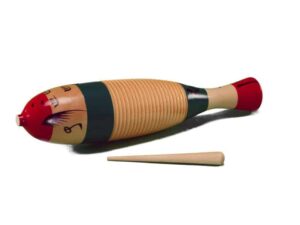 Wood Guiro W/ Scraper